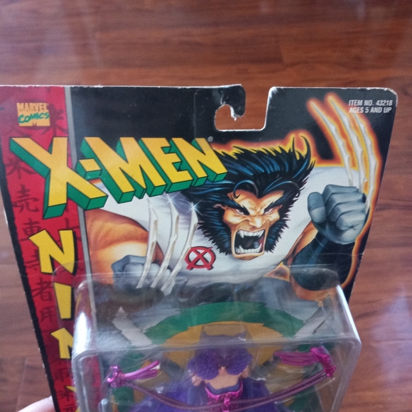 1996 Toy Biz Xmen Ninja Force Space Ninja Deathbird With Fold Out Ninja Wings - Picture 5 of 5